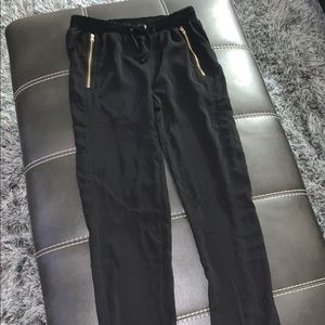 Black Jogger Style Pants
